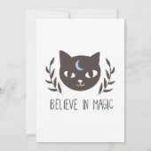 Believe in magic - Choose background color Kaart (Achterkant)