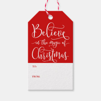 Believe In The Magic Of Christmas Cadeaulabel