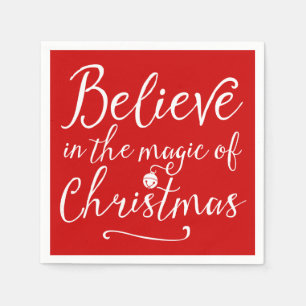 Believe In The Magic Of Christmas Servetten