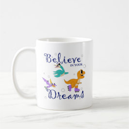 Believe in Your Dreams – Dino Adventure Mug Koffiemok