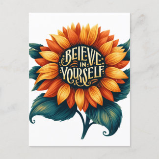 Believe in yourself briefkaart