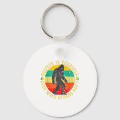 Believe In Yourself Sasquatch Funny Motivational B Sleutelhanger (Voorkant)