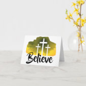 Believe Kaart (Gele Bloem)