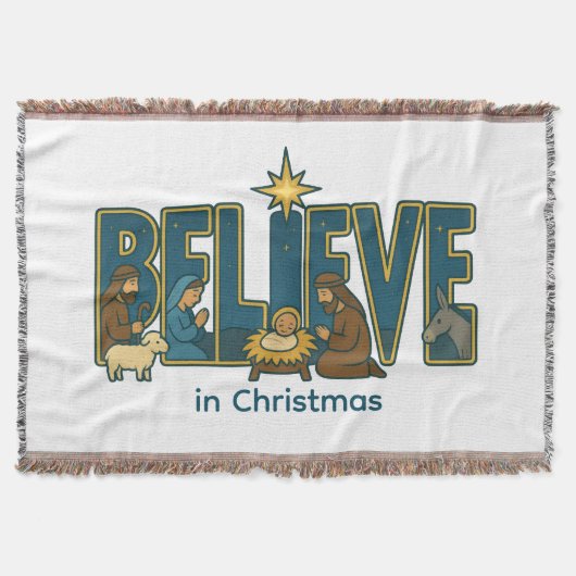 Believe nativity  deken (Voorkant)