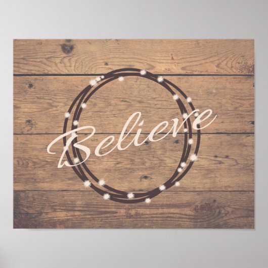 Believe Poster (Voorkant)