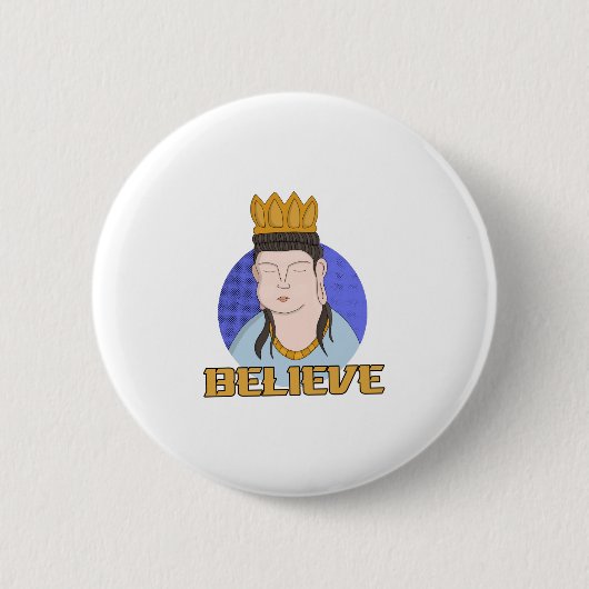 Believe Ronde Button 5,7 Cm (Voorkant)