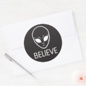 Believe Ronde Sticker (Envelop)