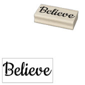 Believe Rubberstempel (Gestempeld)