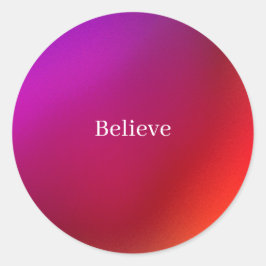 Believe Sticker