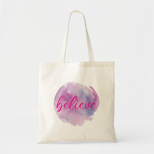 Believe Tote Bag (Voorkant)