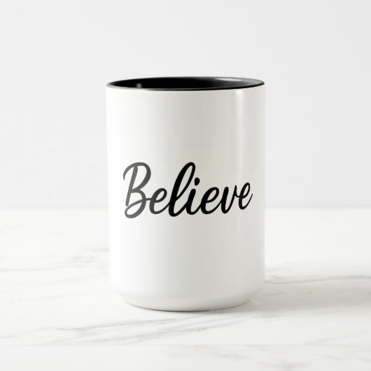 Believe Two-Tone Mug 15oz   (Centre)