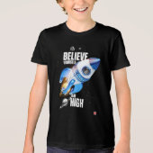 Believe Yourself Take High Tri-Blend Shirt (Voorkant)
