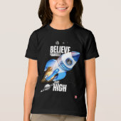 Believe Yourself Take High Tri-Blend Shirt (Voorkant)
