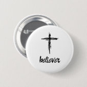 Believer Ronde Button 5,7 Cm (Voorkant /achterkant)