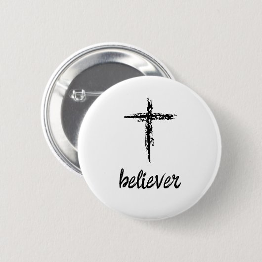 Believer Ronde Button 5,7 Cm (Voorkant /achterkant)