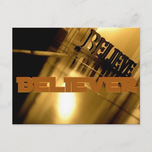 Believers Post Card Briefkaart (Voorkant)