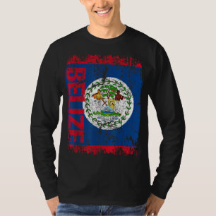 BELIS Vlag Verstoorde BELIZE T-shirt