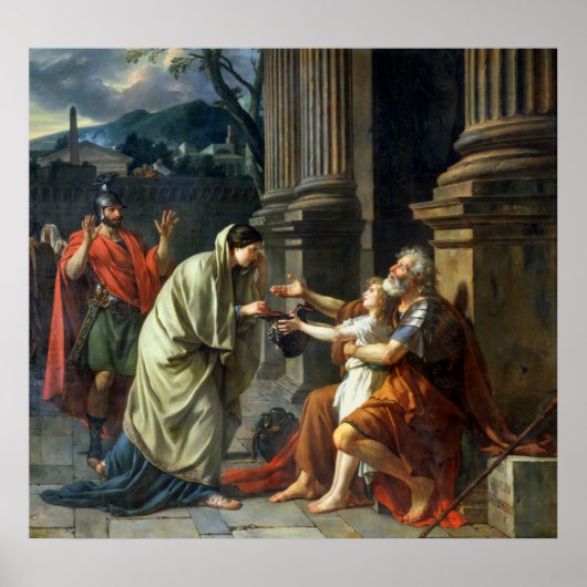 Belisarius Begging voor Alms, 1781 Poster (Voorkant)