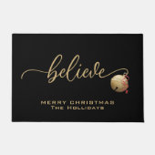 BELIVE-script met één jingle Bell Deurmat (Voorkant)