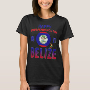 Belize 43e Onafhankelijkheidsdag Belizean Pride Fl T-shirt