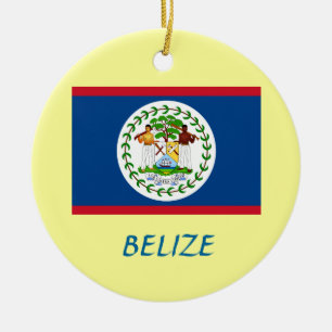 BELIZE* Aangepaste kerstversiering Keramisch Ornament
