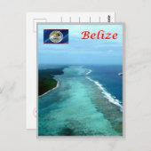 Belize - Barrier Reef - Briefkaart (Voorkant / Achterkant)