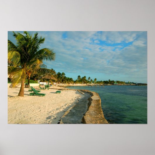 Belize Beach Poster (Voorkant)