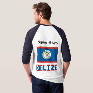 Belize Belizeaanse Vlag Persoonlijk T-shirt