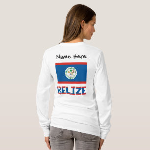 Belize Belizeaanse Vlag Persoonlijk  T-shirt