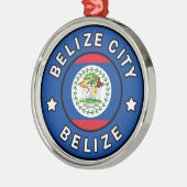 Belize City Belize Metalen Ornament (Links)