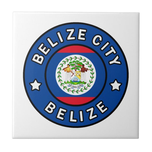 Belize City Belize Tegeltje (Voorkant)