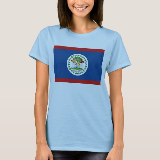 Bélize Drapeau x Carte T-shirt (Devant)