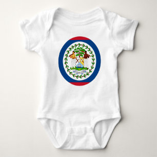 Belize flag Baby Jersey Bodysuit