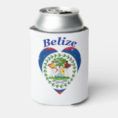 Belize Flag Blikjeskoeler (Blikje Achterkant)