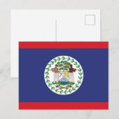 Belize Flag Briefkaart (Voorkant / Achterkant)