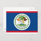 Belize Flag Briefkaart (Voorkant / Achterkant)