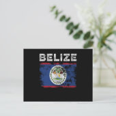 Belize Flag Distressed - Belizean Flag Briefkaart (Staand voorkant)