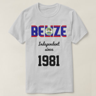 Belize Flag Independence Celebration T-shirt