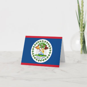 Belize Flag Kaart