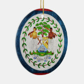 Belize Flag Keramisch Ornament (Rechts)