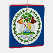 Belize Flag Keramisch Ornament (Rechts)