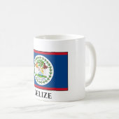 Belize Flag Koffiemok (Voorkant rechts)