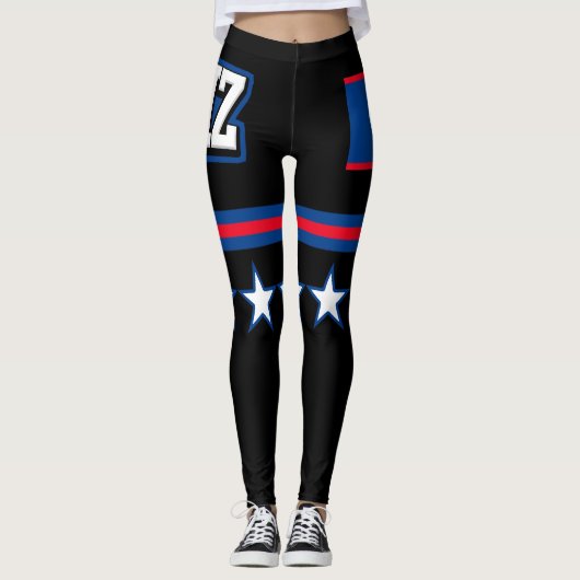 Belize Flag Leggings (Voorkant)