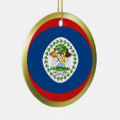 Belize Flag Ornament (Rechts)
