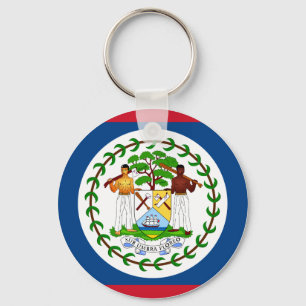Belize Flag Sleutelhanger