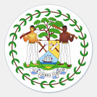 Belize Flag Sticker