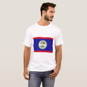 Belize Flag T-shirt (Voorkant volledig)