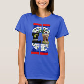 Belize Flag, Tapir & Toucan Bird T-Shirt (Voorkant)