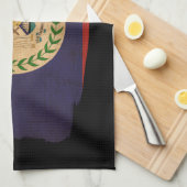 Belize Flag Theedoek (Quarter Fold)