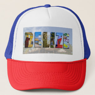 Belize foto's van Tropische Beach Blue Ocean-reize Trucker Pet